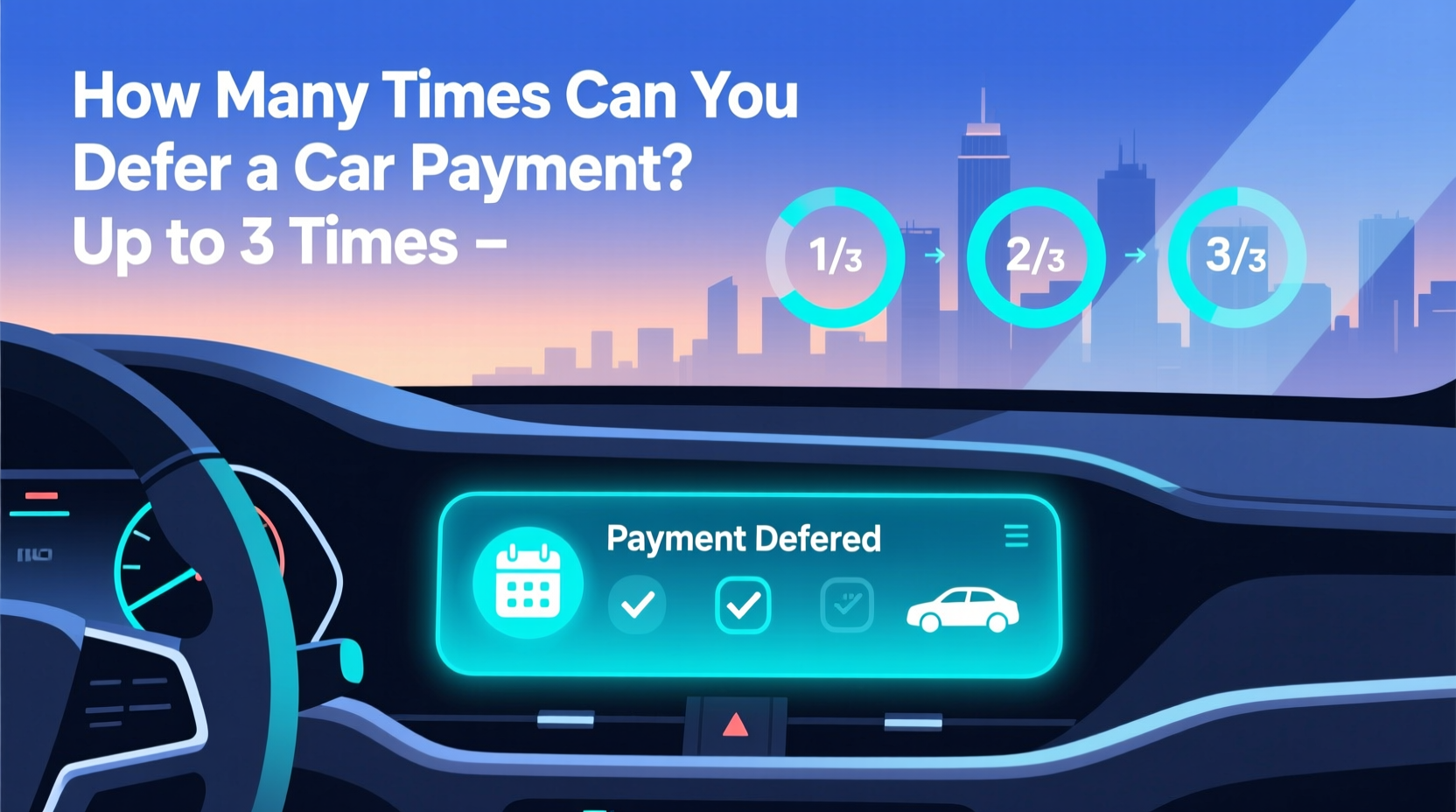 how many times can you defer a car payment