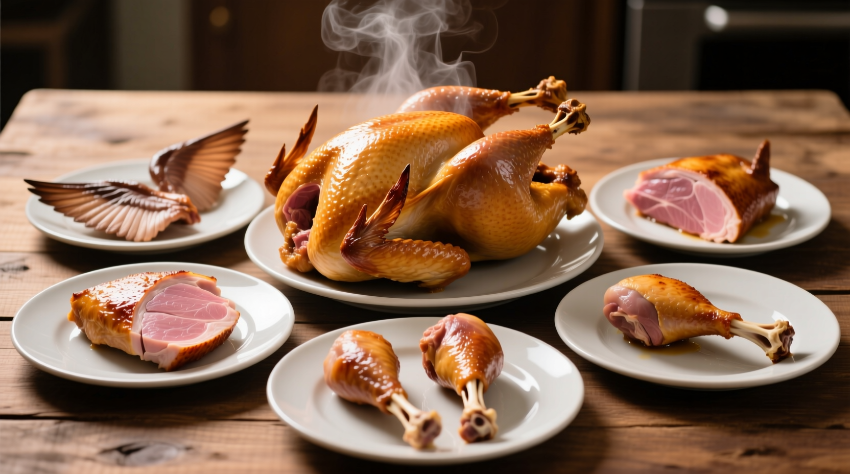 how to roast a turkey in parts