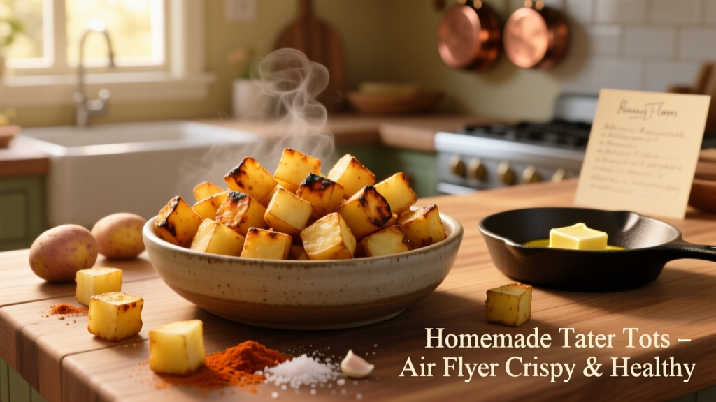 Homemade Tater Tots in Air Fryer: Crispy & Healthy