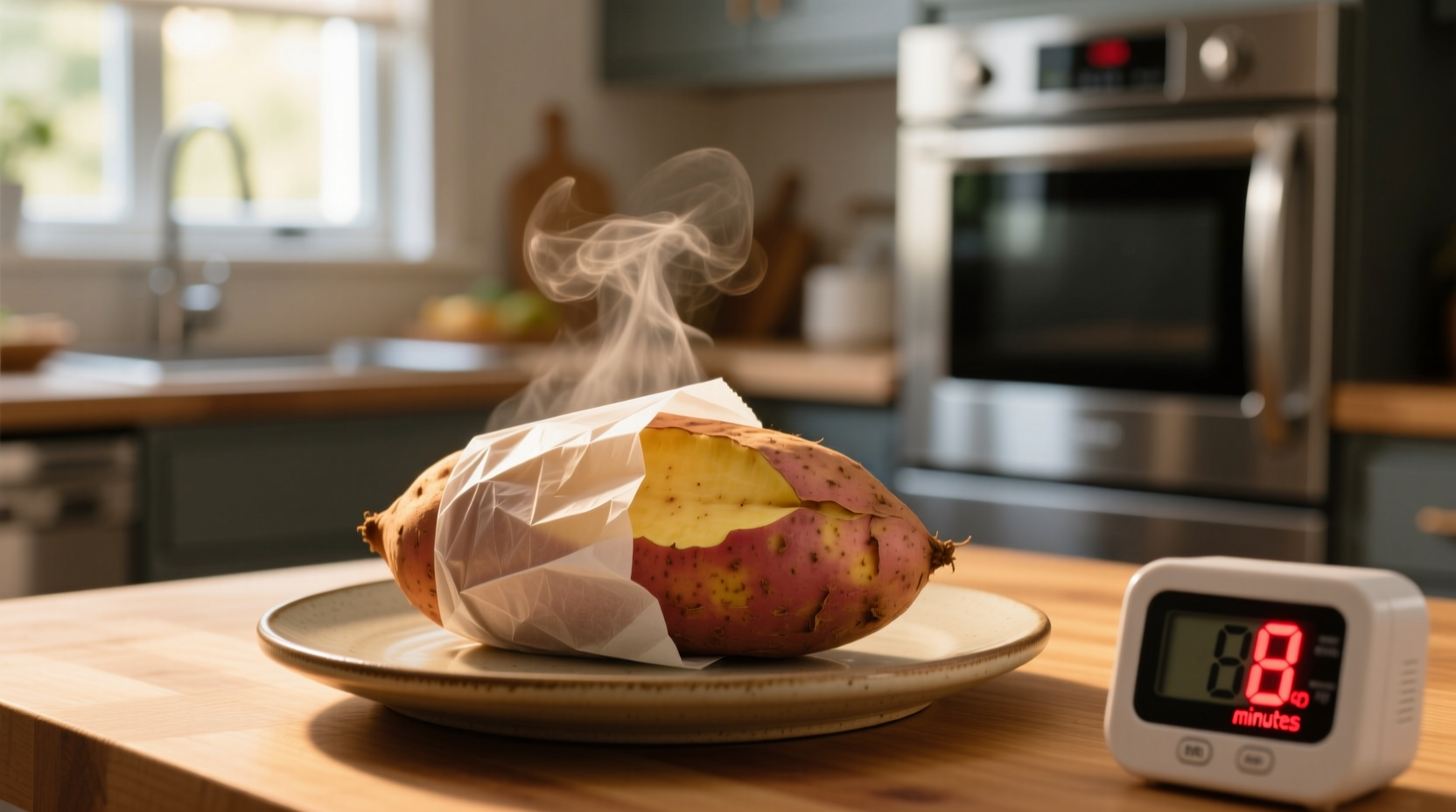 Microwave Sweet Potato Time: 8-12 Minutes Perfect Results