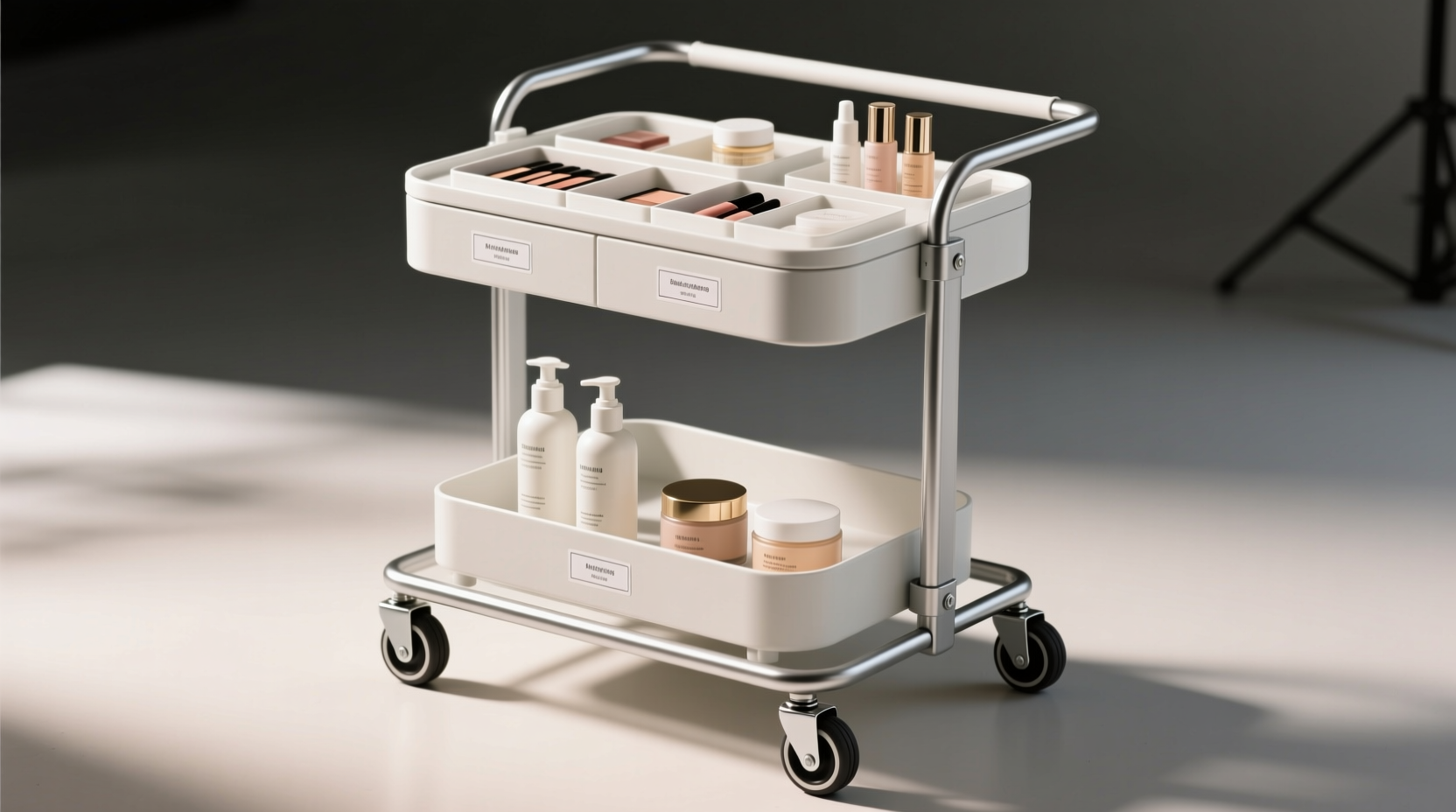 closet organization tips rolling cart stability