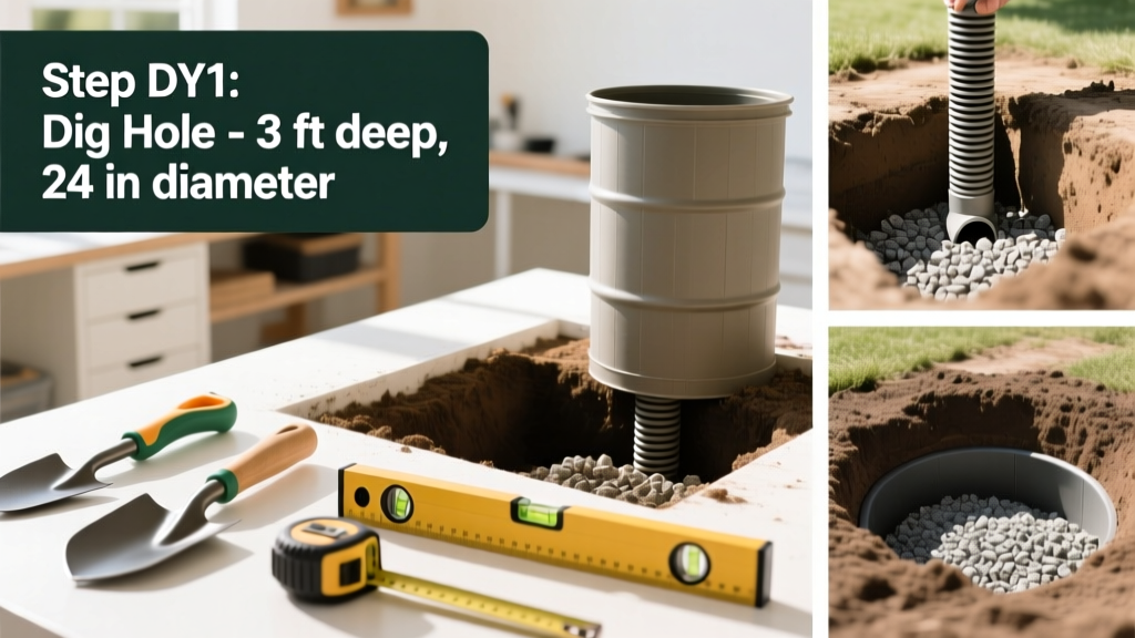 How to Install a Dry Well for Yard Drainage