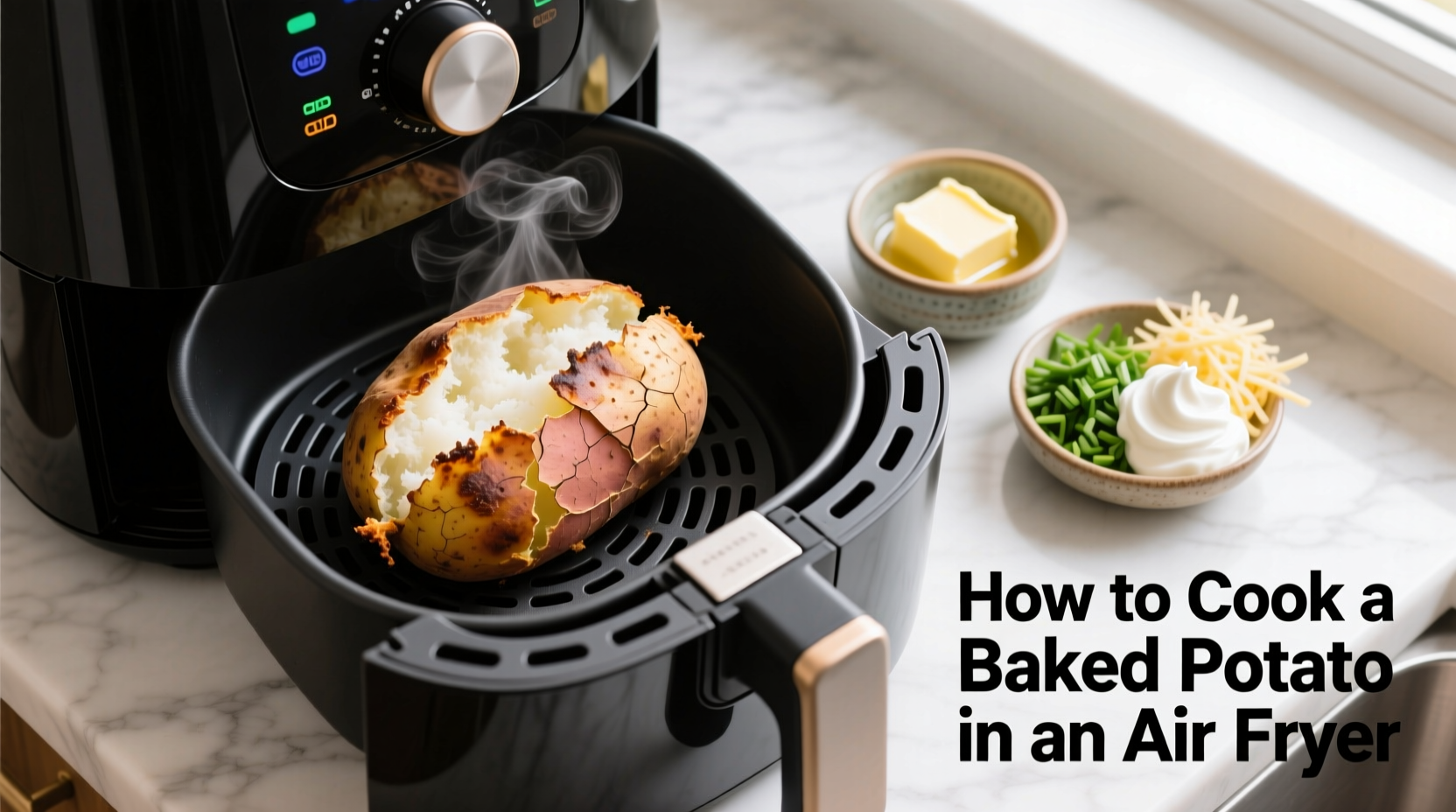 Perfect Air Fryer Baked Potato: Crispy Outside, Fluffy Inside