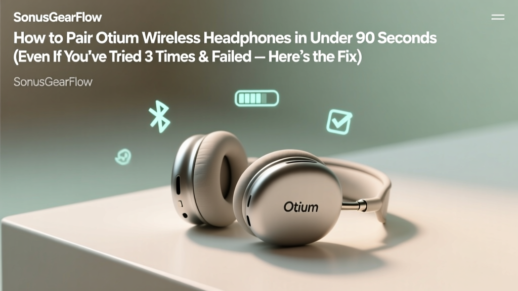 Otium Wireless Headphones Pairing Guide (2026)