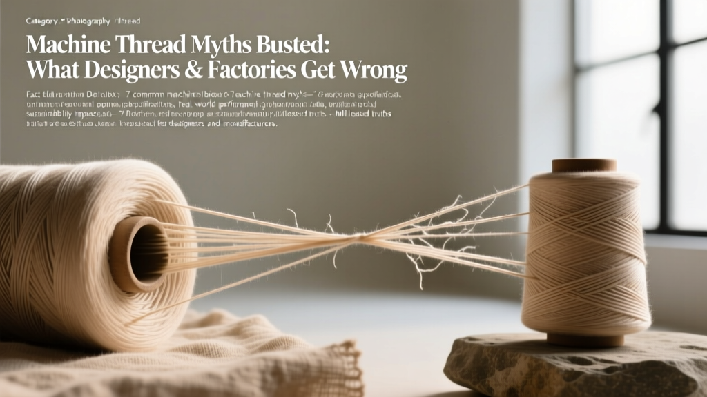Machine Thread Myths Busted: What Designers & Factories Get Wrong