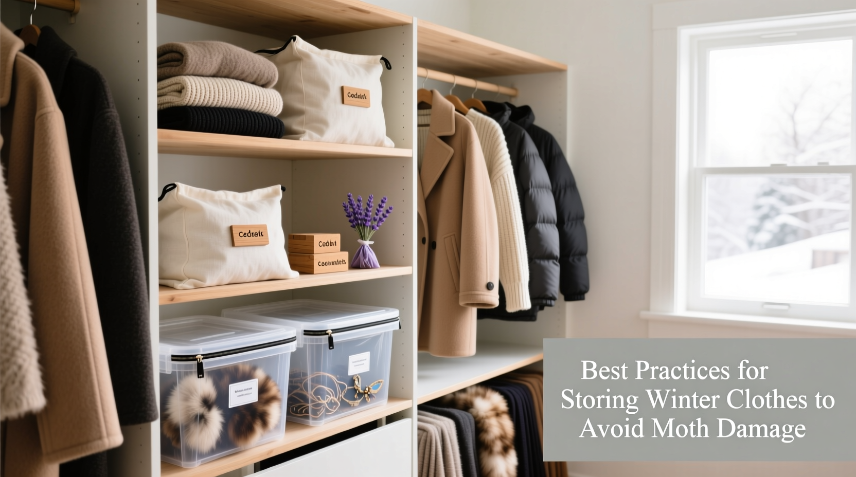 best practices for storing winter clothes to avoid moth damage
