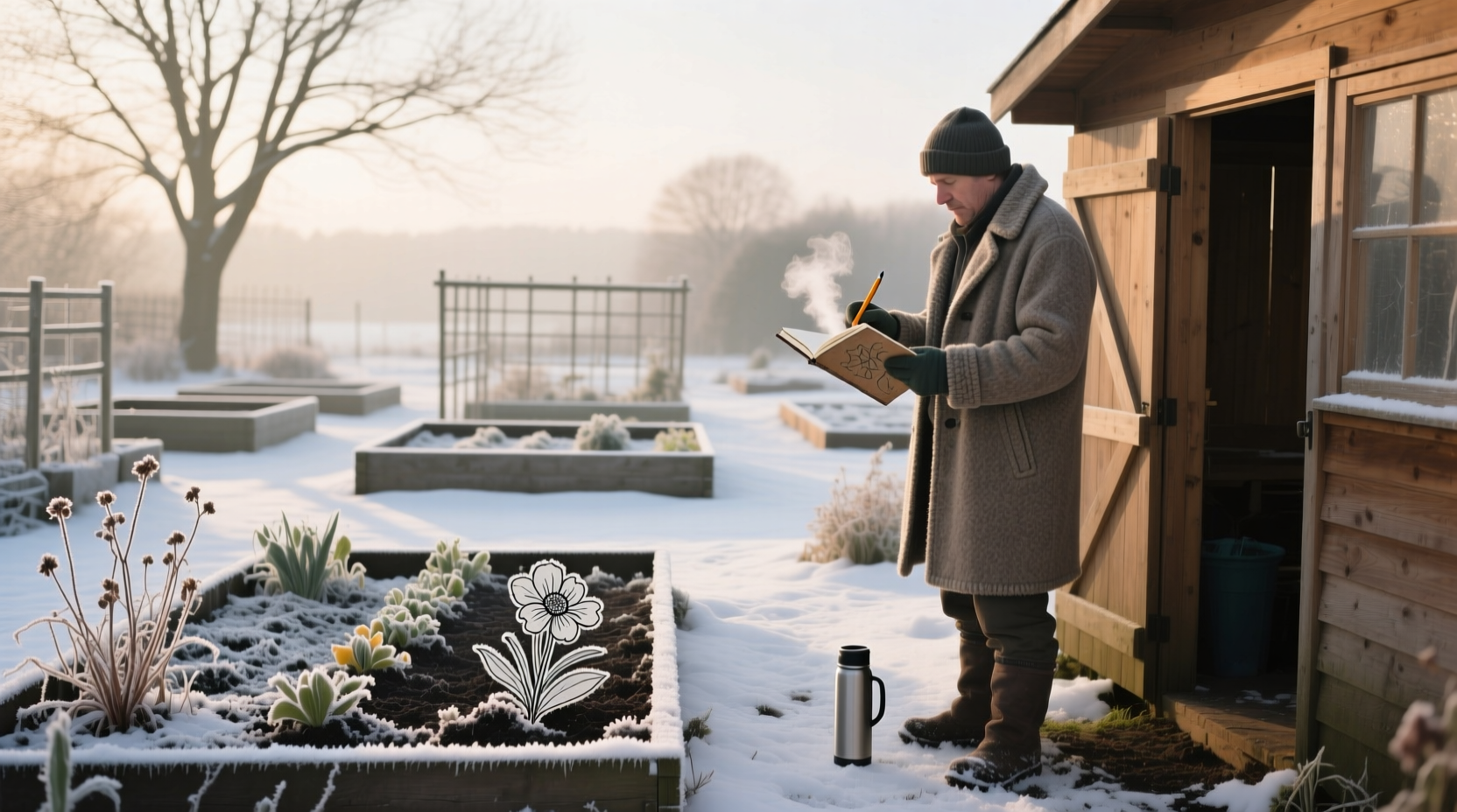 the best time to plan your garden is in the winter