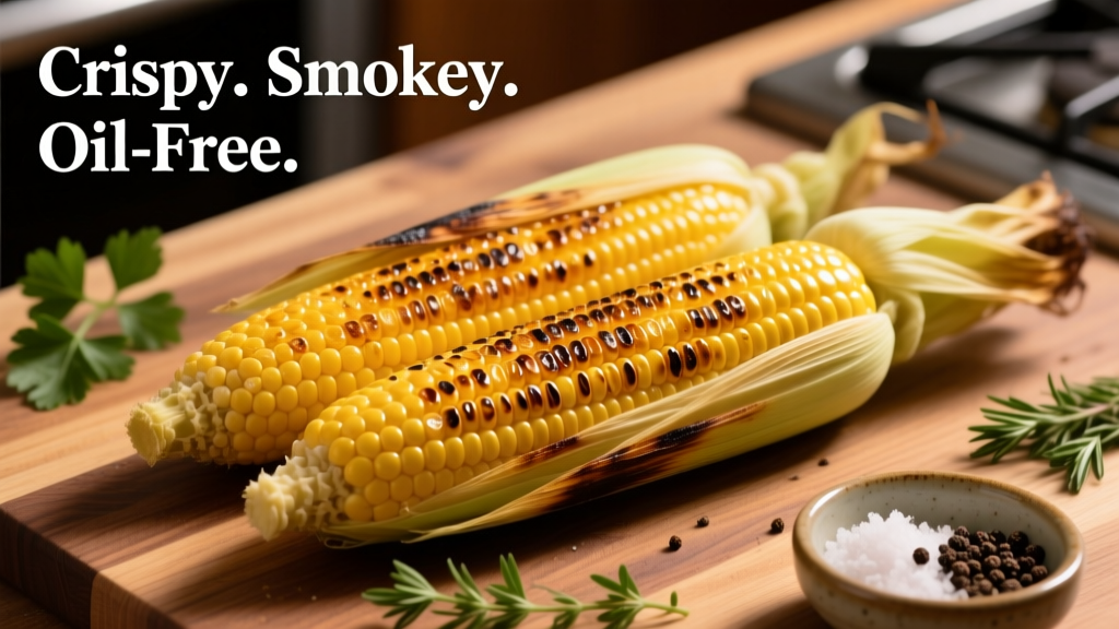 Grill Corn in Ninja Foodi: Crispy, Smoky & Oil-Free