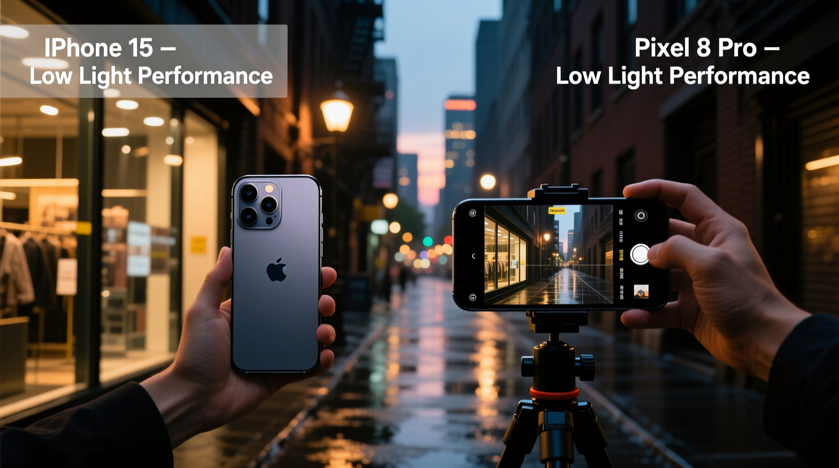 iphone 15 vs pixel 8 pro camera test which smartphone takes better low light photos
