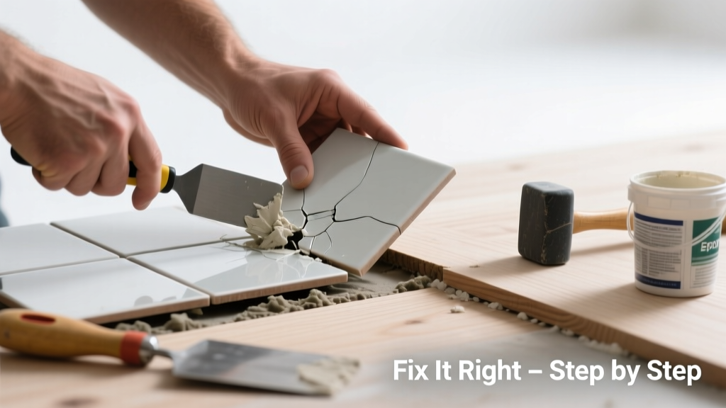 Fixing a Cracked Tile That Makes Unusual Noise