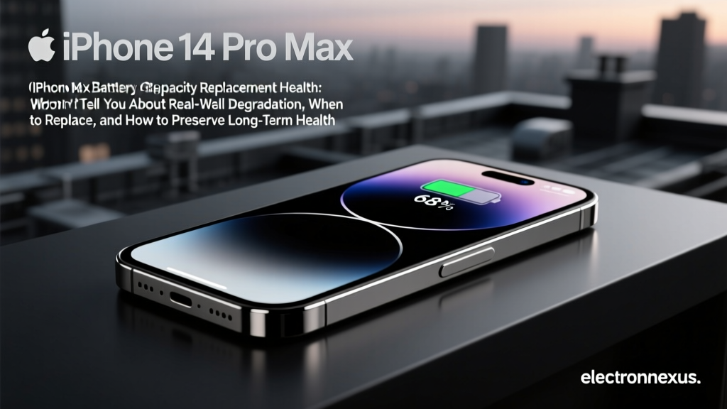 iPhone 14 Pro Max Battery Capacity Replacement Health: What Apple Won’t Tell You About Real-World Degradation, When to Replace, and How to Preserve Long-Term Health