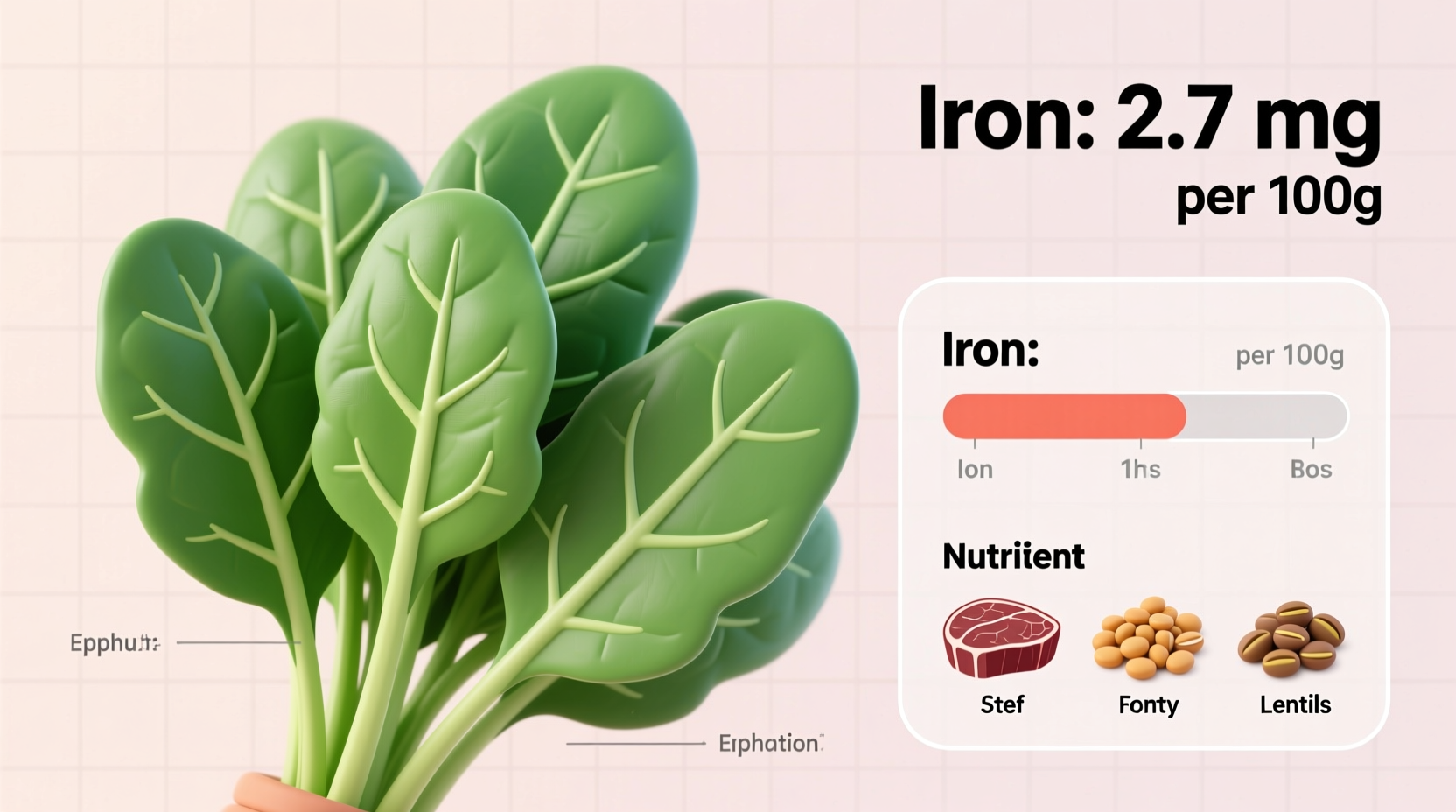 iron content in spinach how much do you get