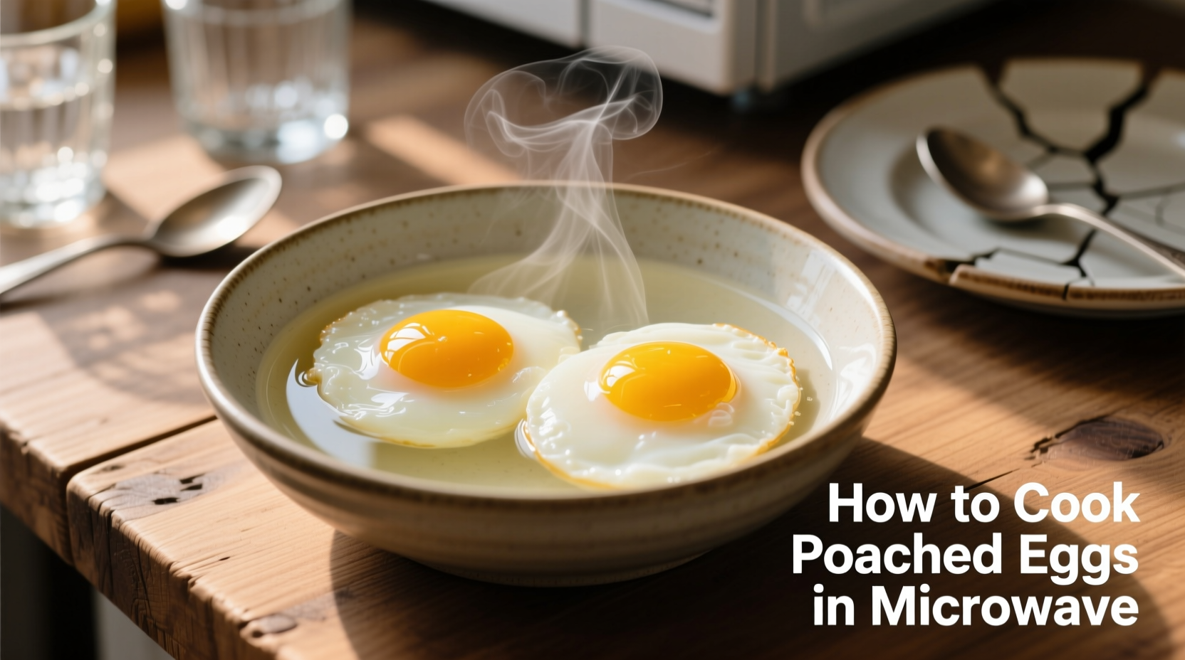how to cook poached eggs in microwave