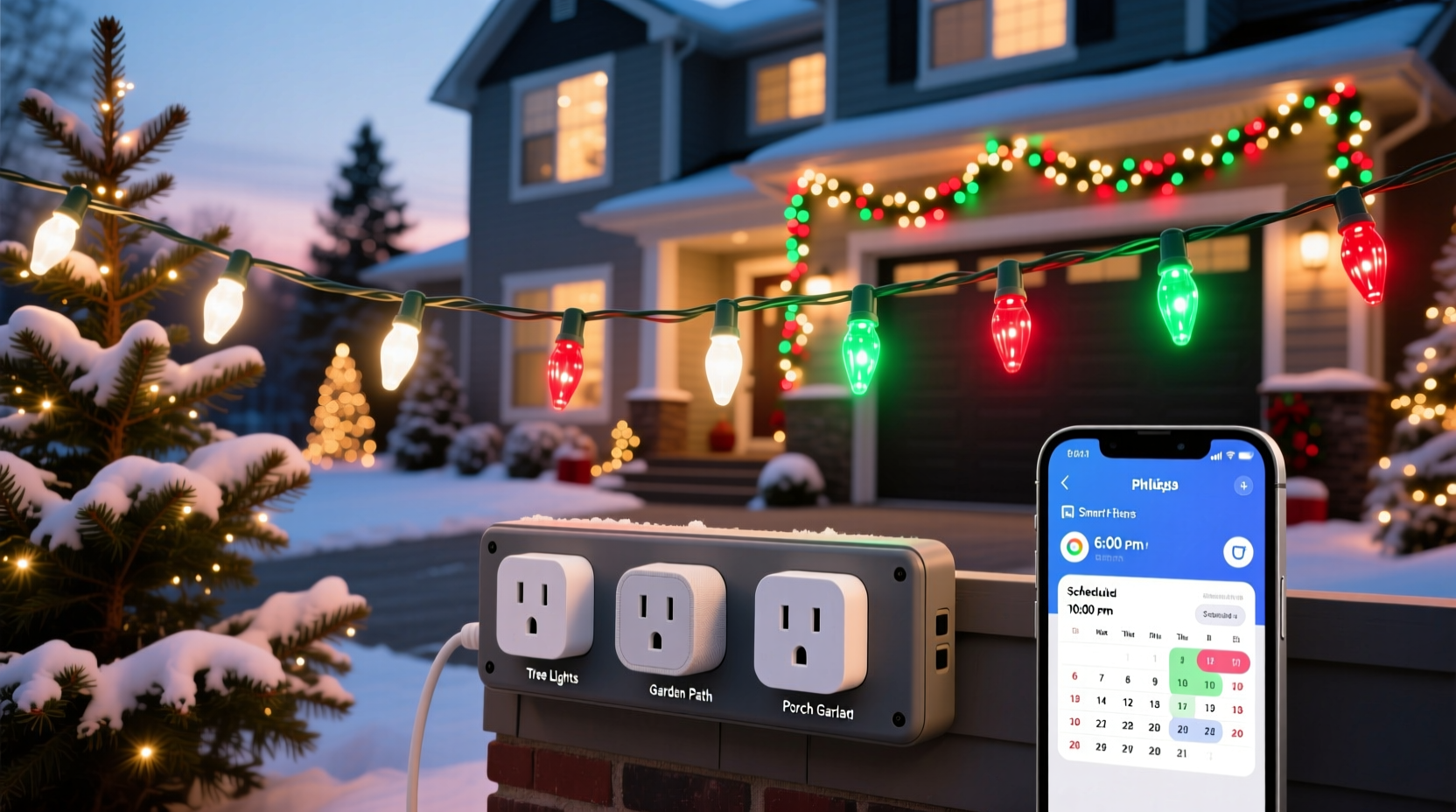 top smart plugs for scheduling christmas light displays automatically