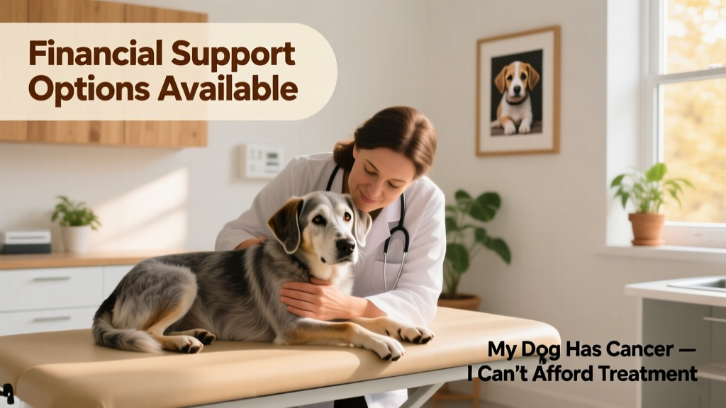 dog in vet clinic