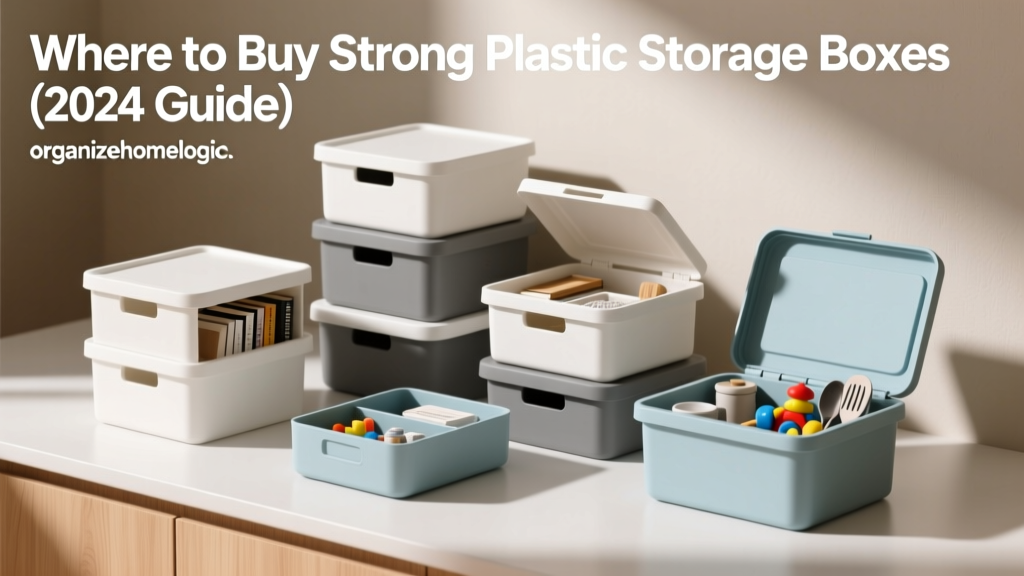 Where to Buy Strong Plastic Storage Boxes (2024 Guide)