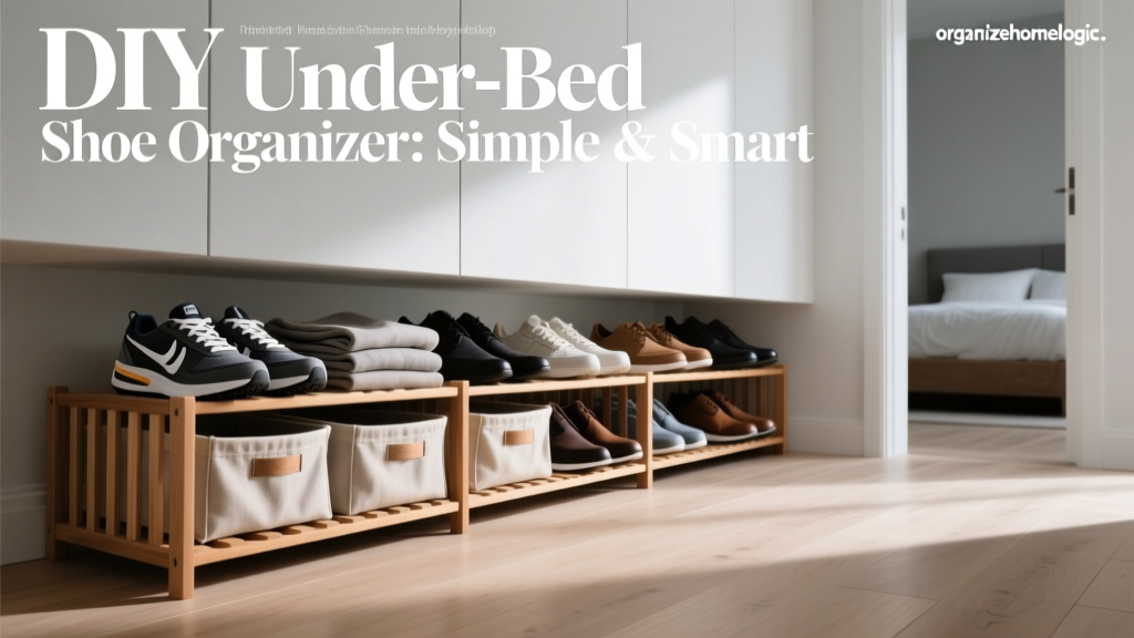 DIY Under-Bed Shoe Organizer: Simple & Smart