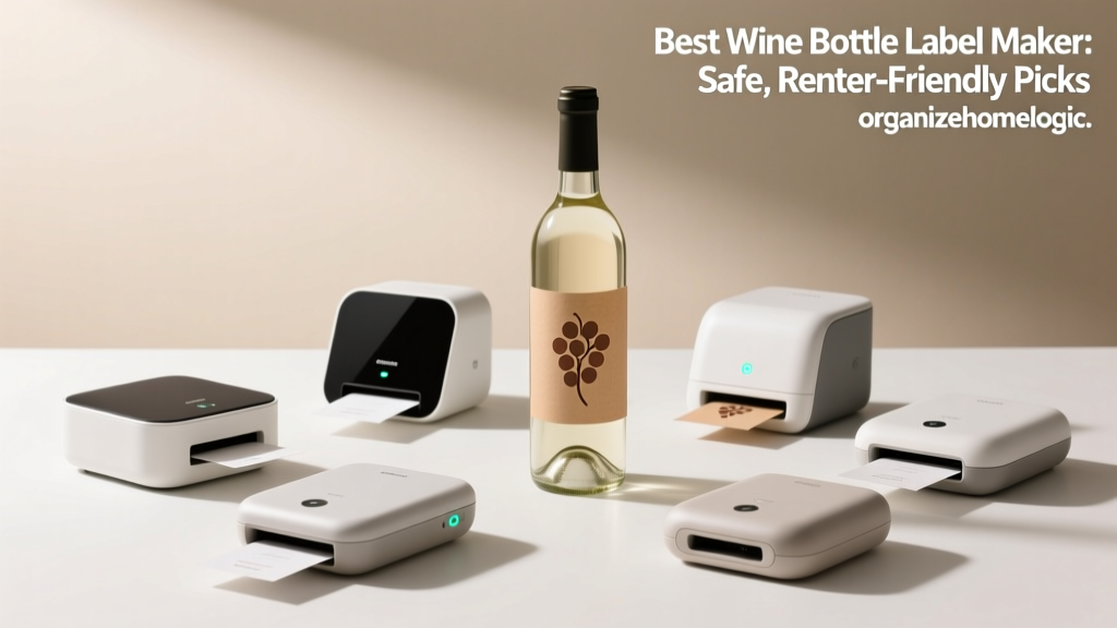 Best Wine Bottle Label Maker: Safe, Renter-Friendly Picks