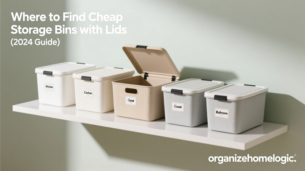 Where to Find Cheap Storage Bins with Lids (2024 Guide)