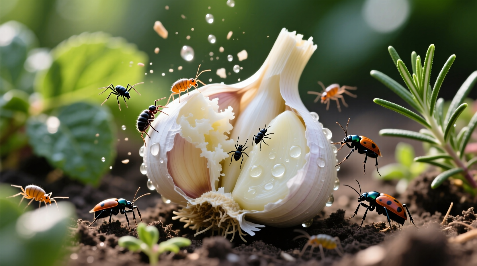 how to use garlic for pests