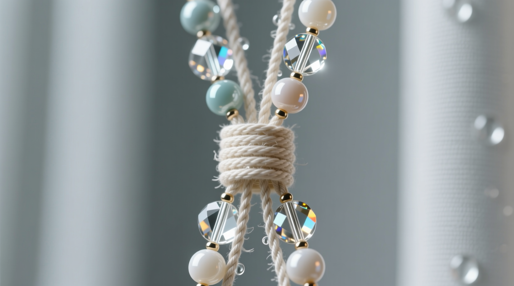 how to clean beaded curtain tiebacks safely