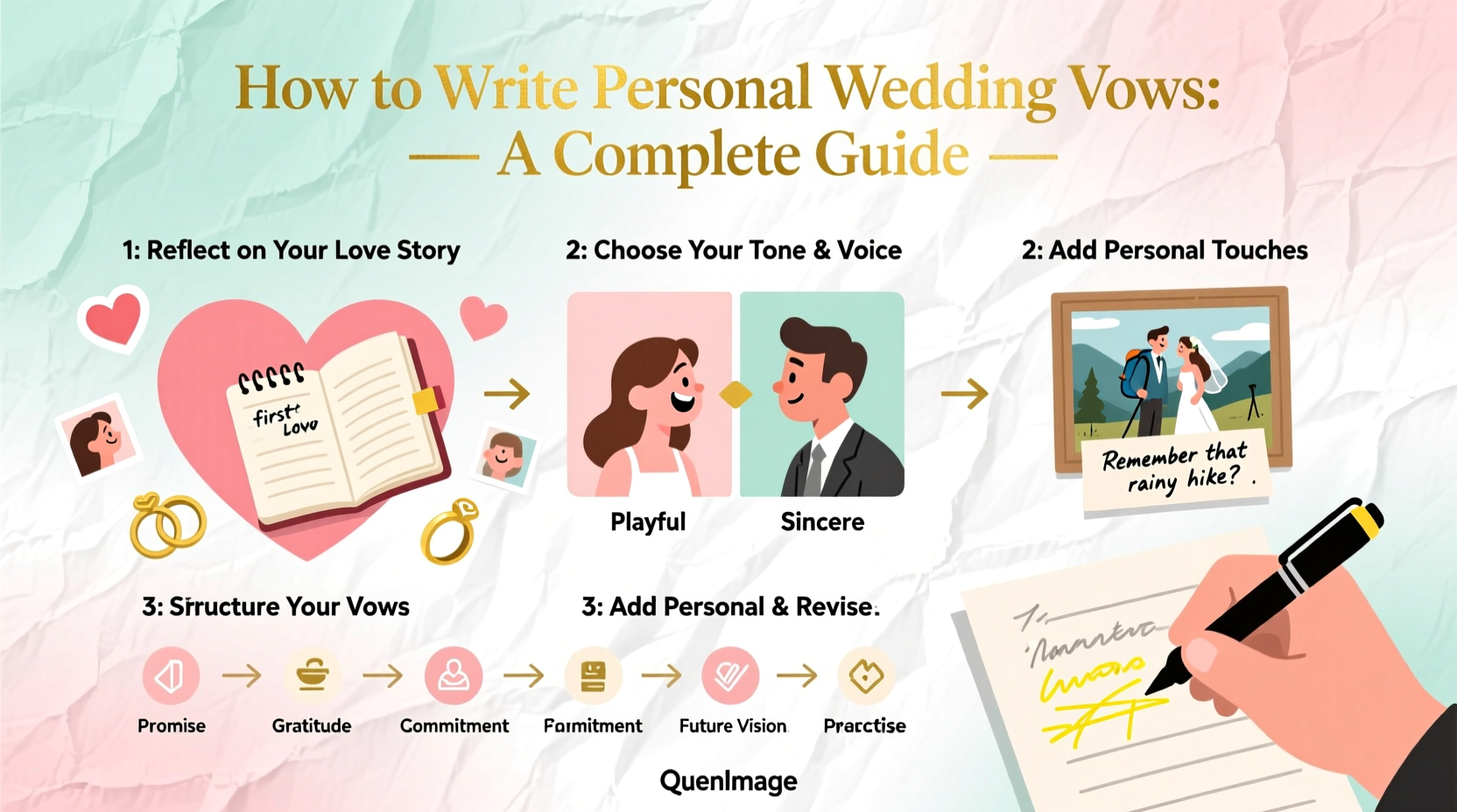how to write vows for a wedding