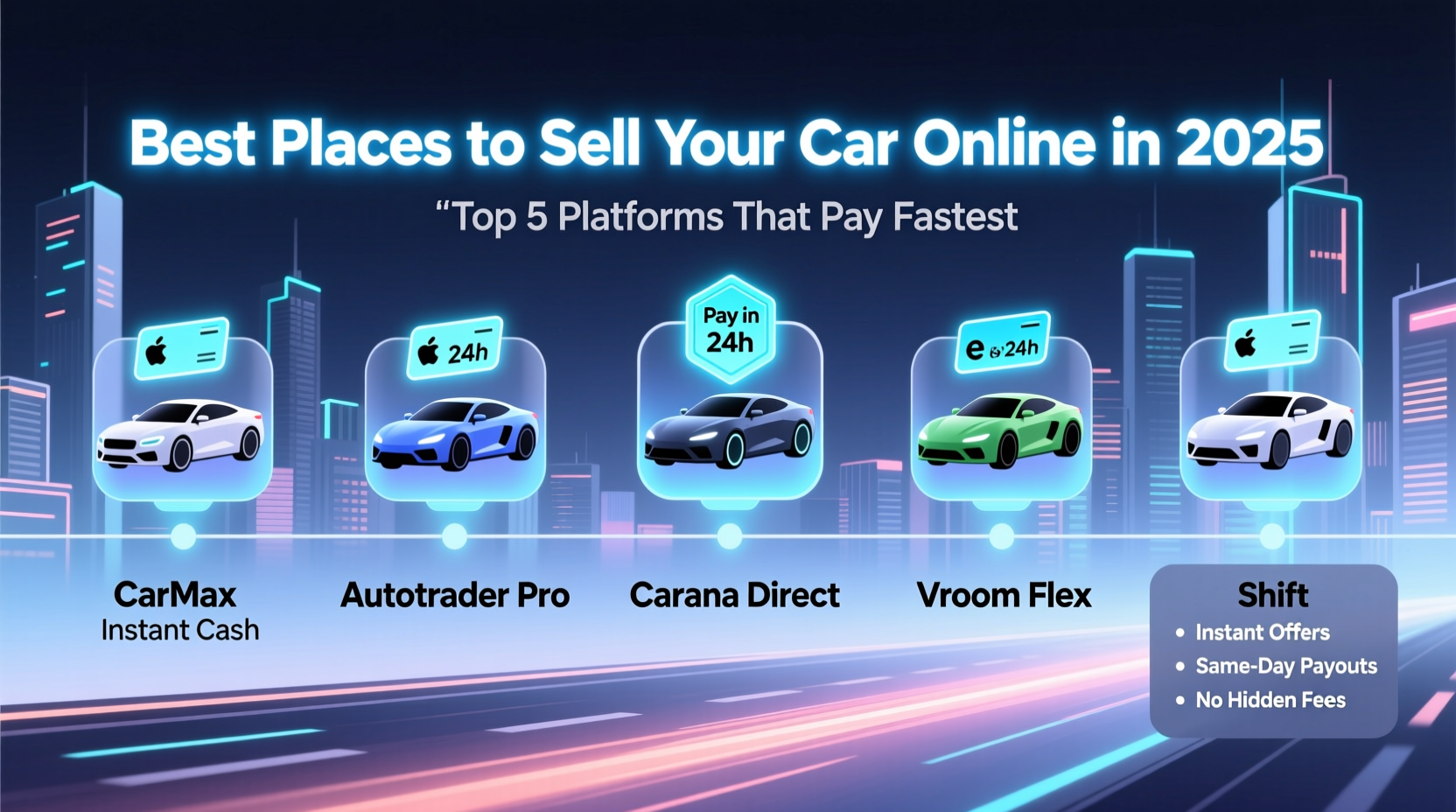 best places to sell car online