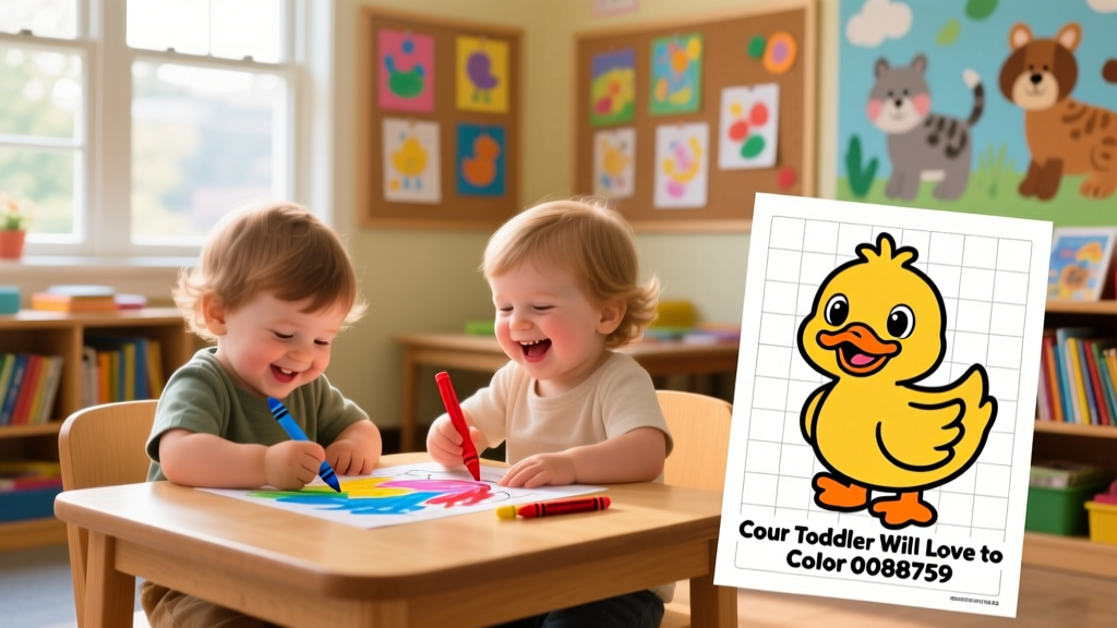 Cute Duck Coloring Pages Your Toddler Will Love To Color: Developmentally Smart Activities for Ages 2–4