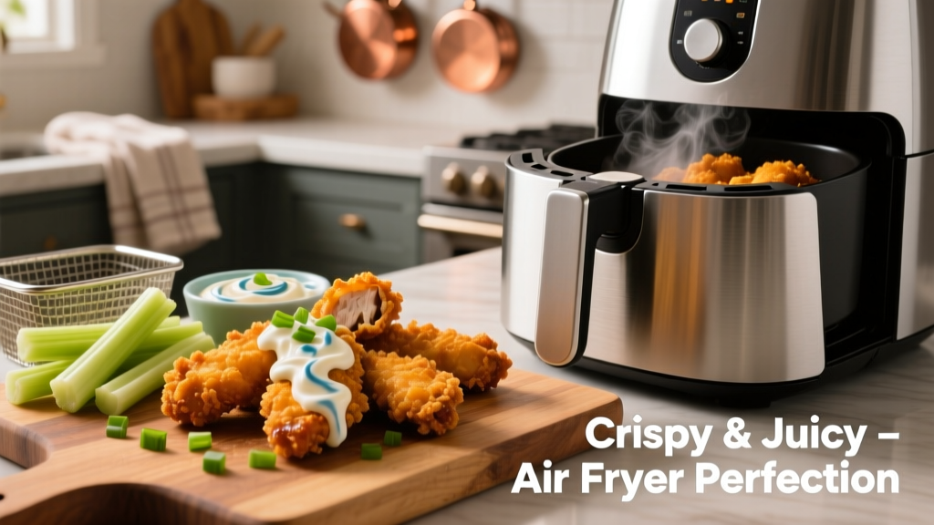Air Fryer Buffalo Chicken Tenders (Crispy & Juicy!)