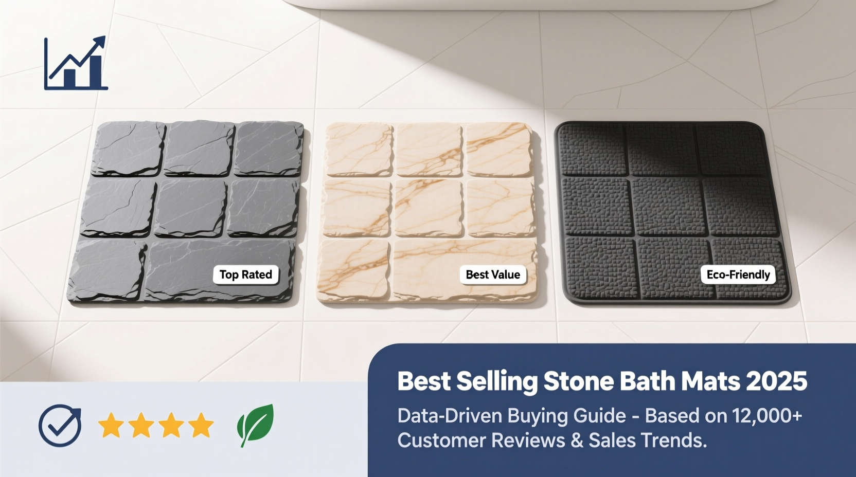 best selling stone bath mat