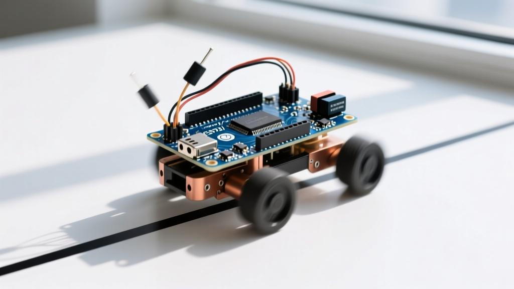 Low-Power Follow Line Robot Arduino Build: Maximize Battery Life