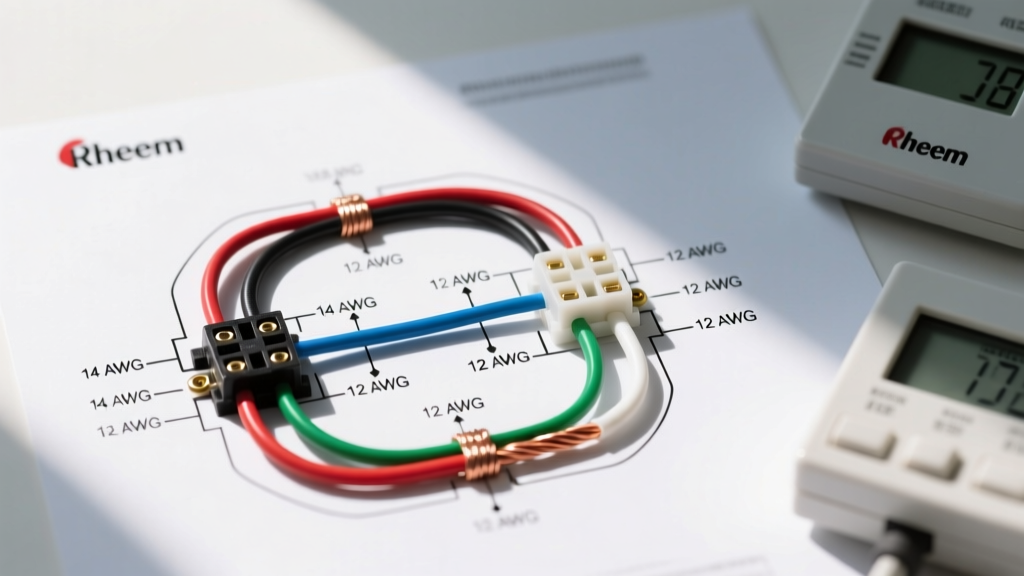 Wiring Diagram for Rheem Air Conditioner: Wire Gauge & Color Codes