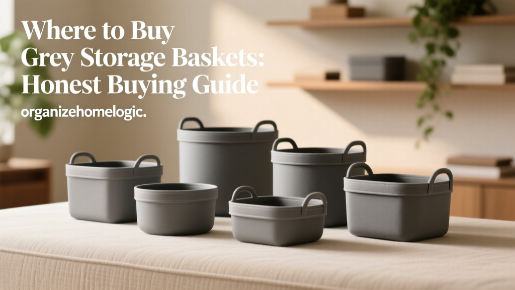 Where to Buy Grey Storage Baskets: Honest Buying Guide