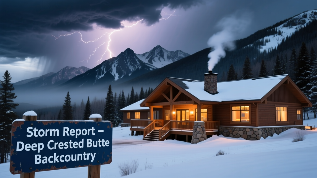 Storm Report: Deep Snowfall & Backcountry Conditions at Crested Butte, Colorado — February 2024