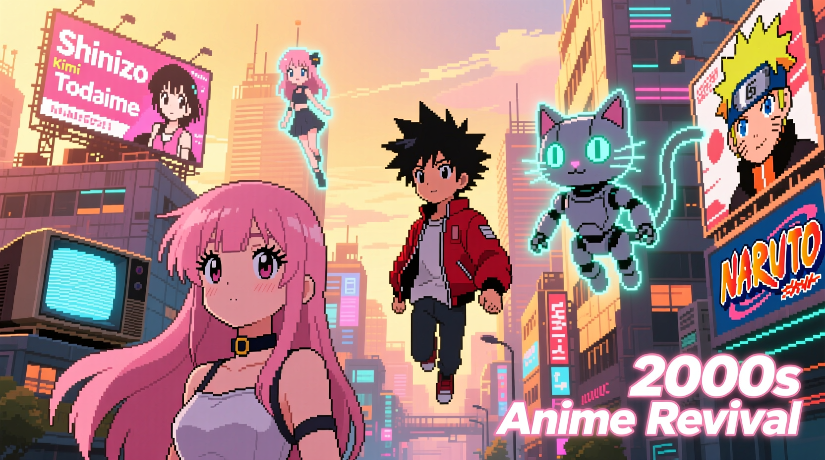 why is everyone suddenly into retro anime from the early 2000s