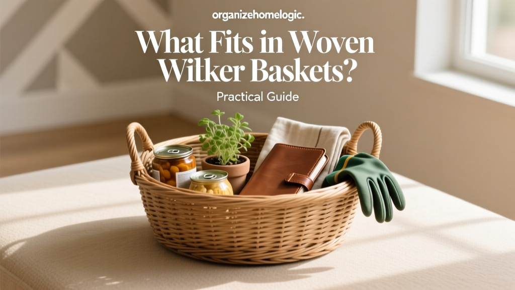 What Fits in Woven Wicker Baskets? Practical Guide