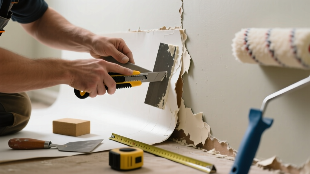 Fix Wallpaper Peeling at Seams: Replace Damaged Sections