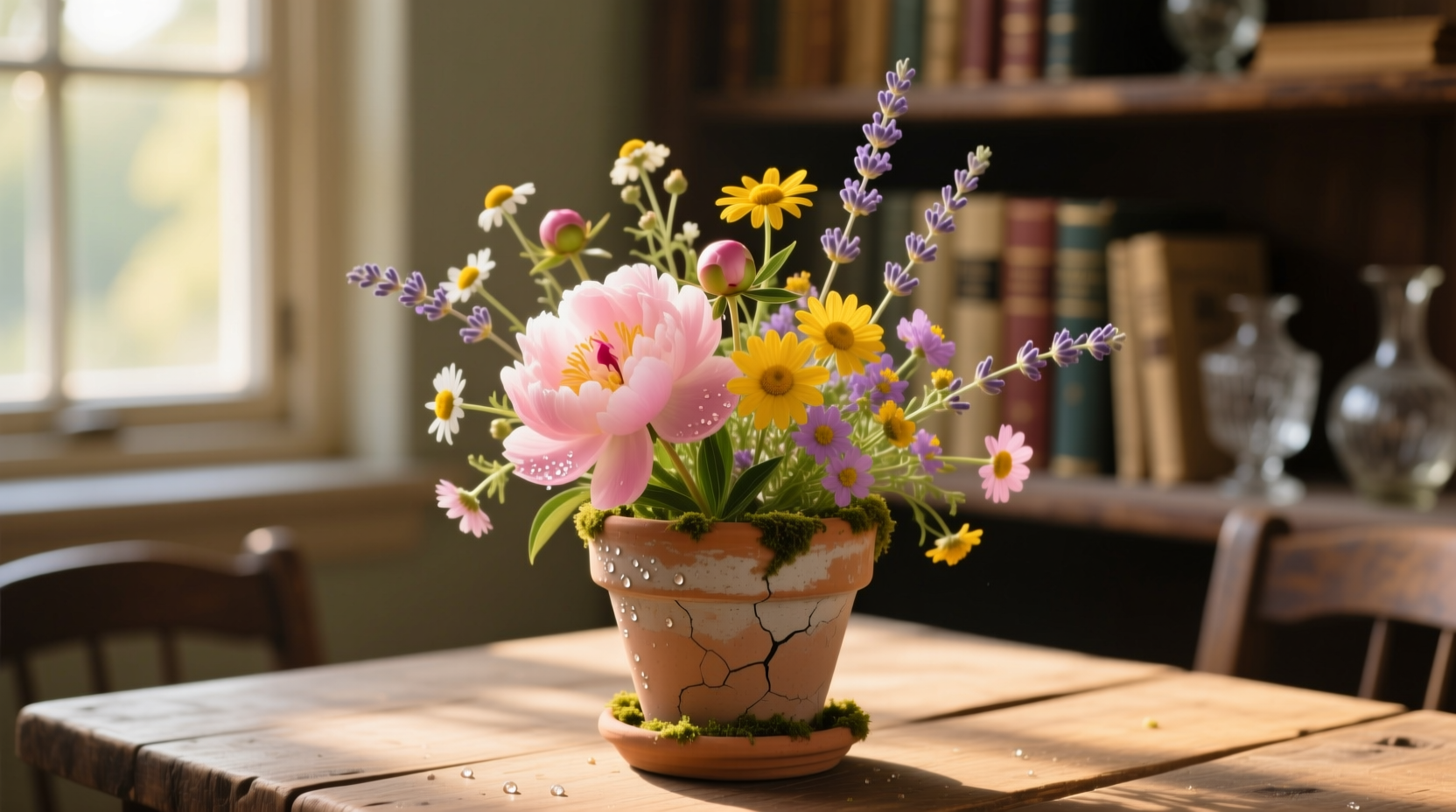 small flower pot flowers