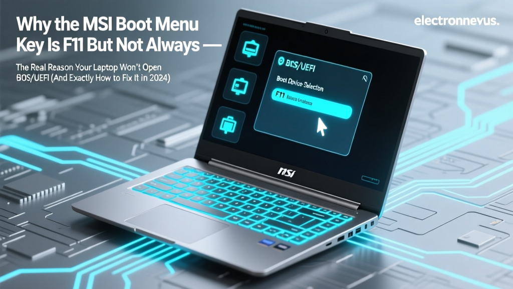 Why the MSI Boot Menu Key Is F11 But Not Always — The Real Reason Your Laptop Won’t Open BIOS/UEFI (And Exactly How to Fix It in 2024)