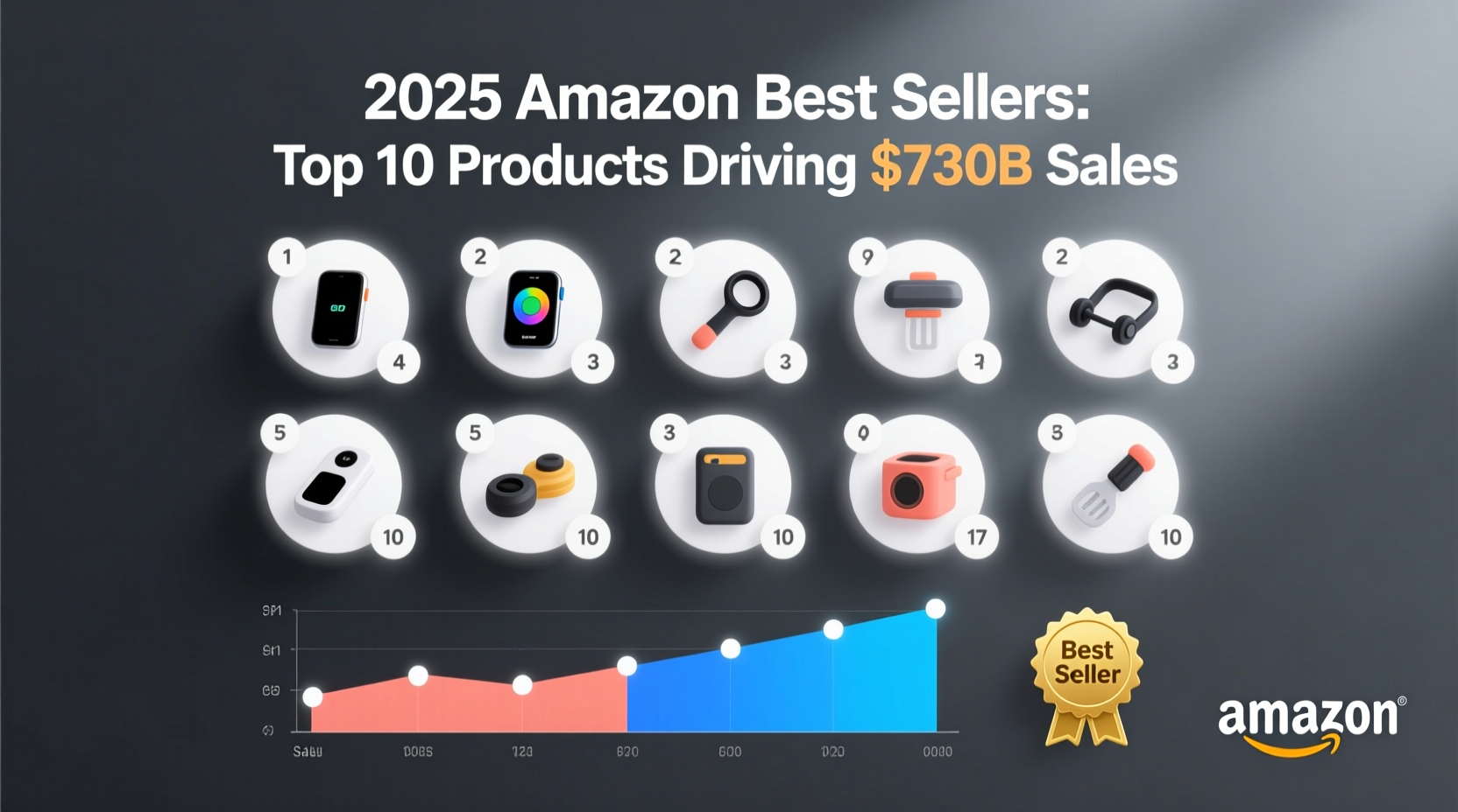 best selling products on amazon 2025