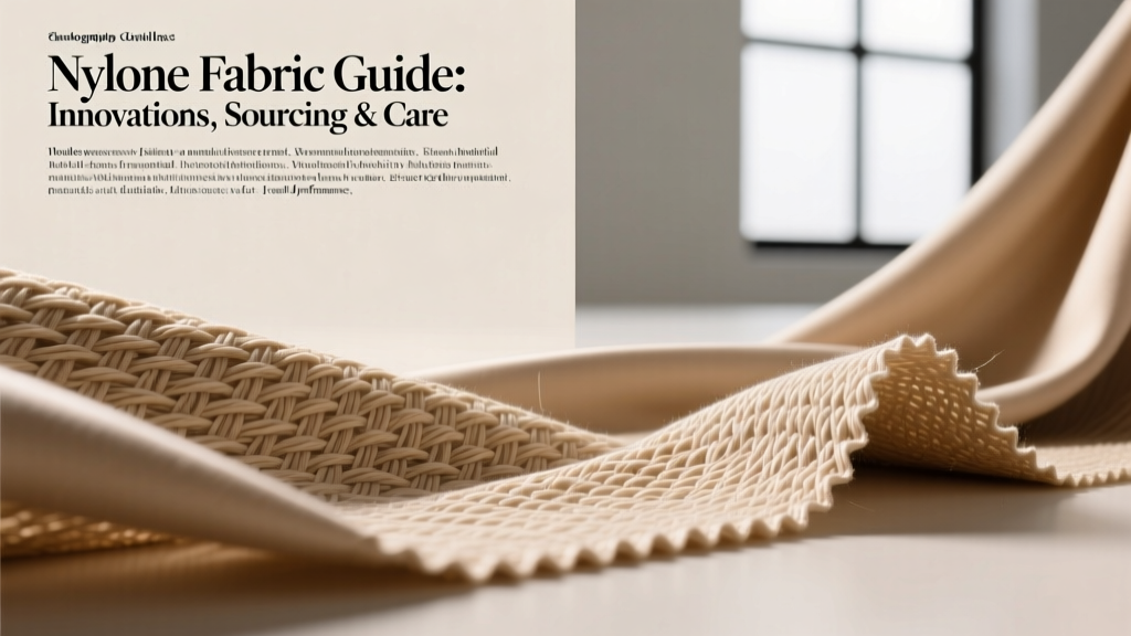 Nylone Fabric Guide: Innovations, Sourcing & Care