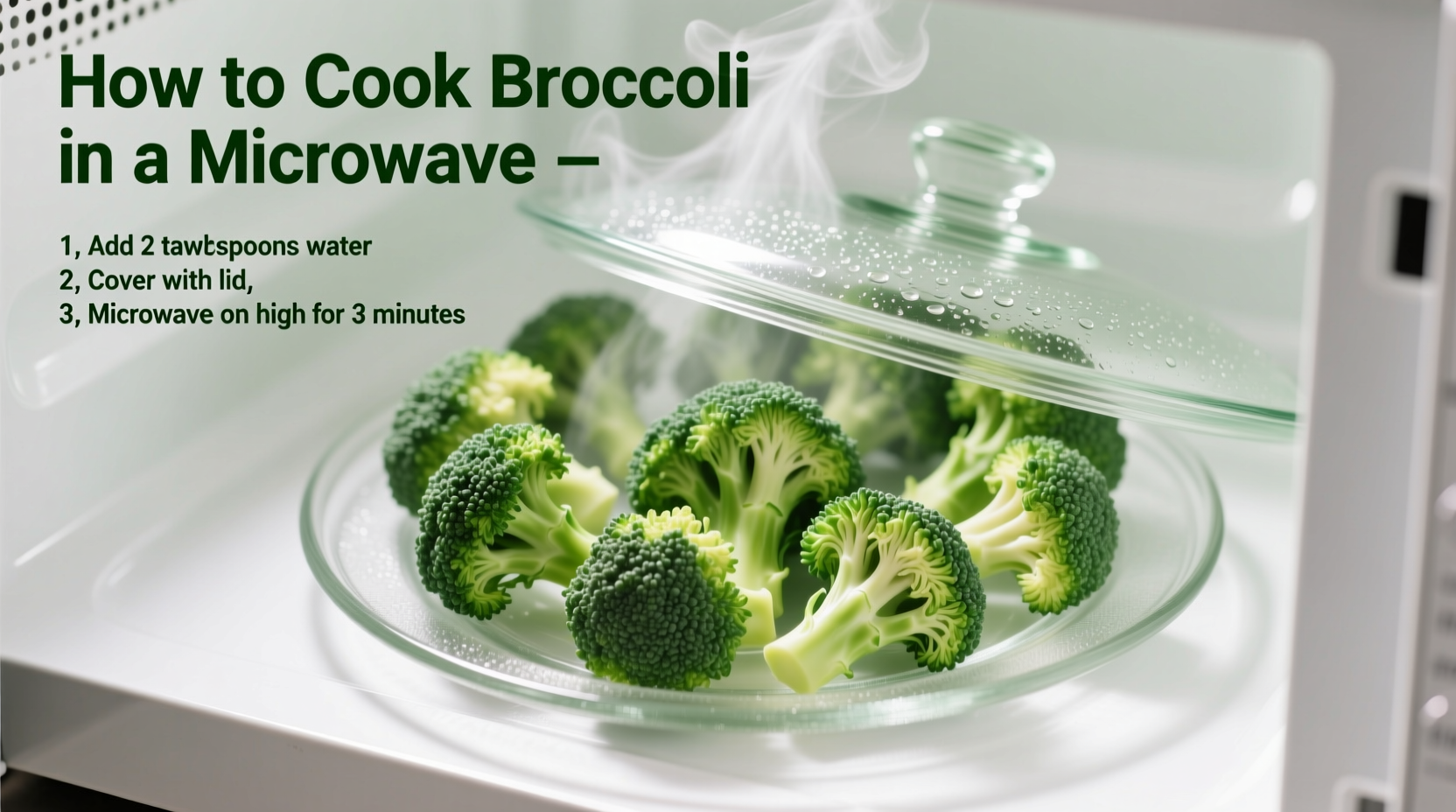 how do you cook broccoli in a microwave