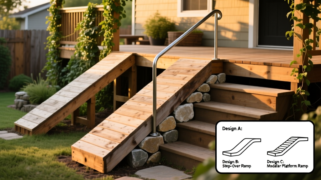 3 DIY Outdoor Dog Ramp Over Stairs Ideas (With Pictures)
