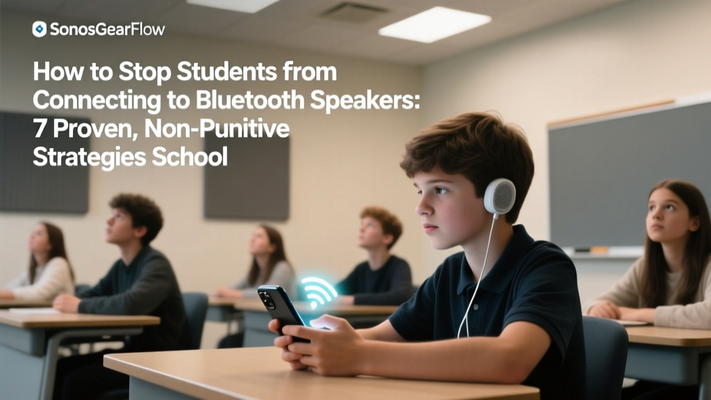 Stop Students Connecting to Bluetooth Speakers (2026)