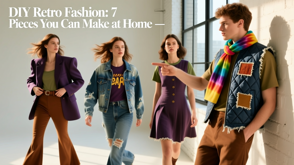 DIY Retro Fashion: 7 Pieces You Can Make at Home