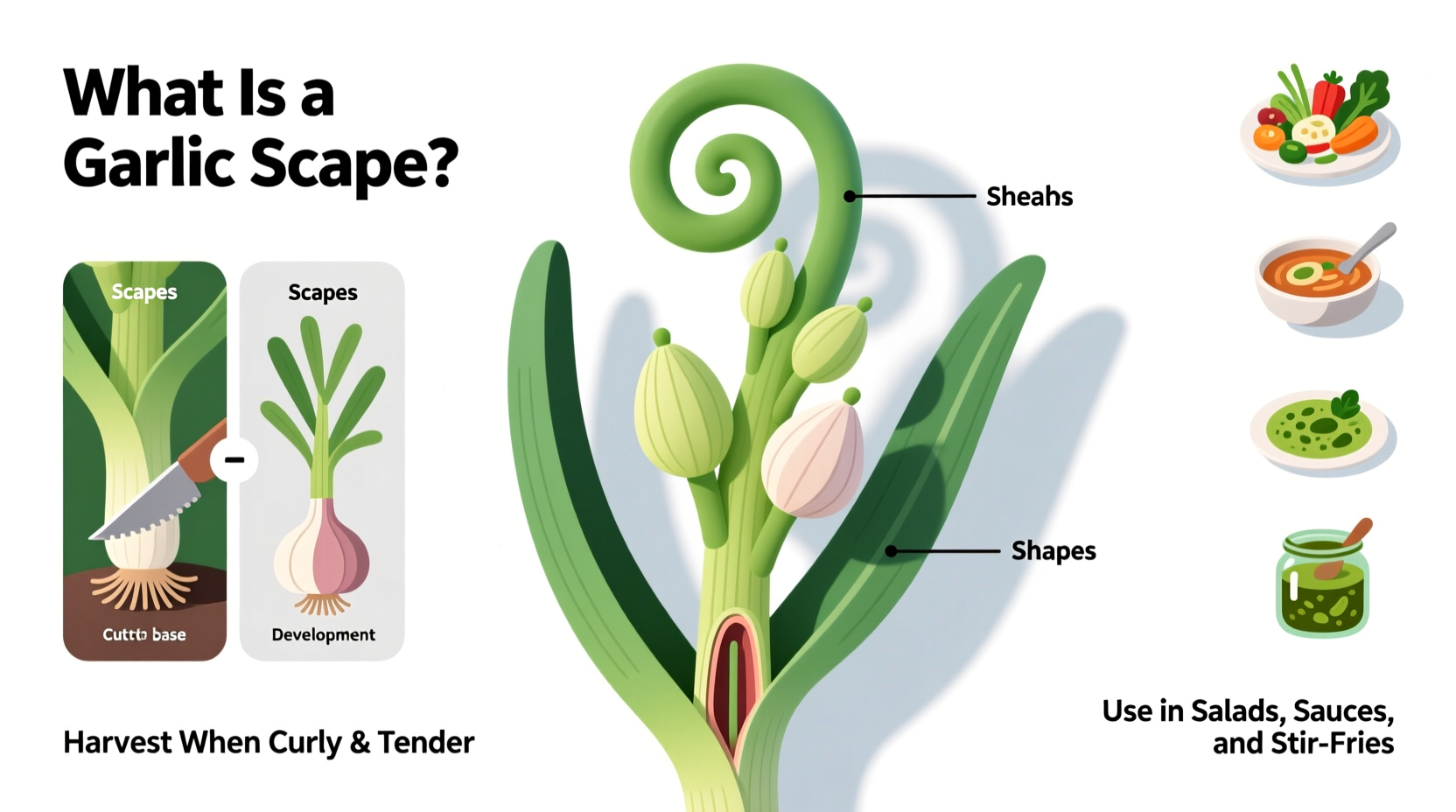 understanding garlic scape what it is and how to use it