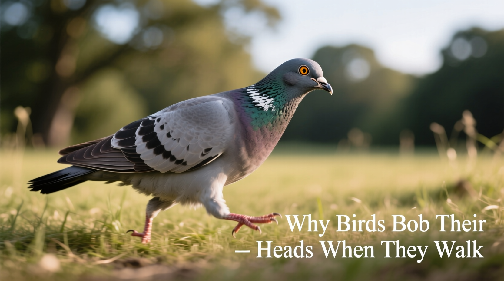 Why Birds Bob Their Heads When They Walk