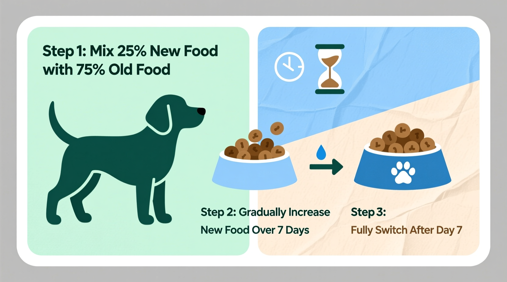 Safe Dog Food Transition: 7-10 Day Step-by-Step Guide