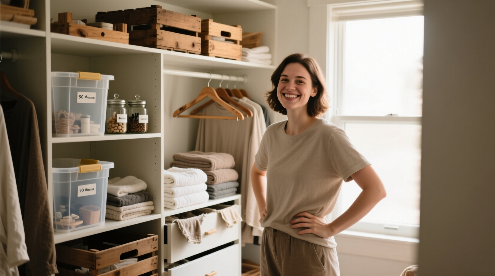 closet organization tips zero budget repurposed solutions