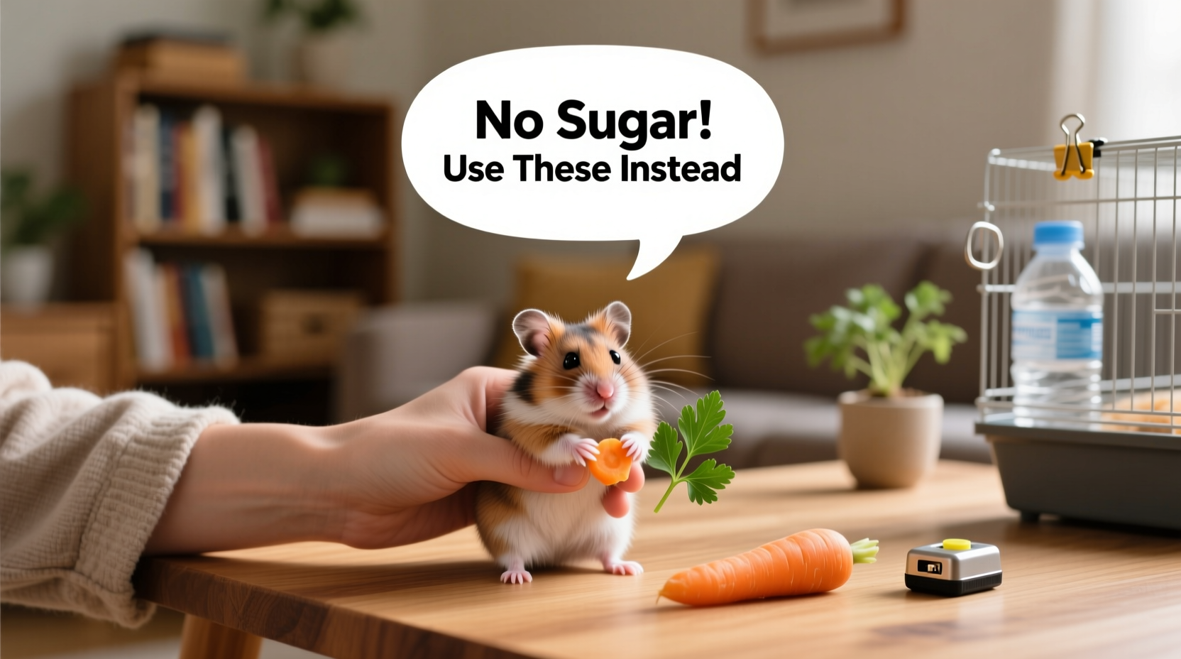 how to teach your hamster tricks without using sugary treats